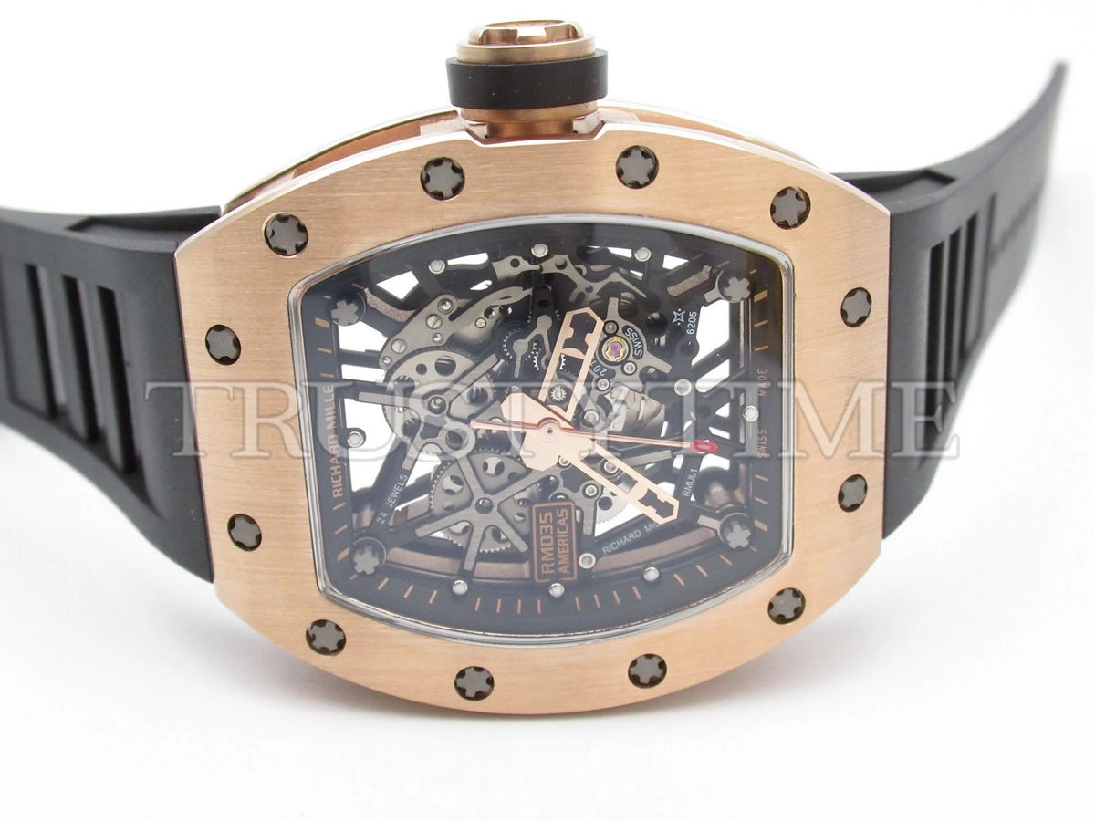 Копия часов Richard Mille RM035-02 Americas Skeleton