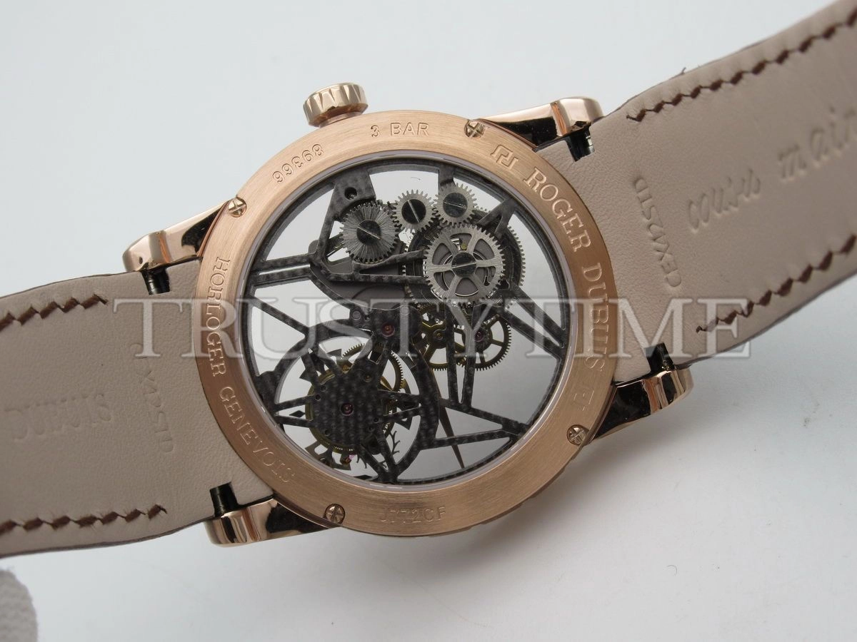 Копия часов Roger Dubuis Excalibur Tourbillon Skeleton 42mm RDDBEX0392