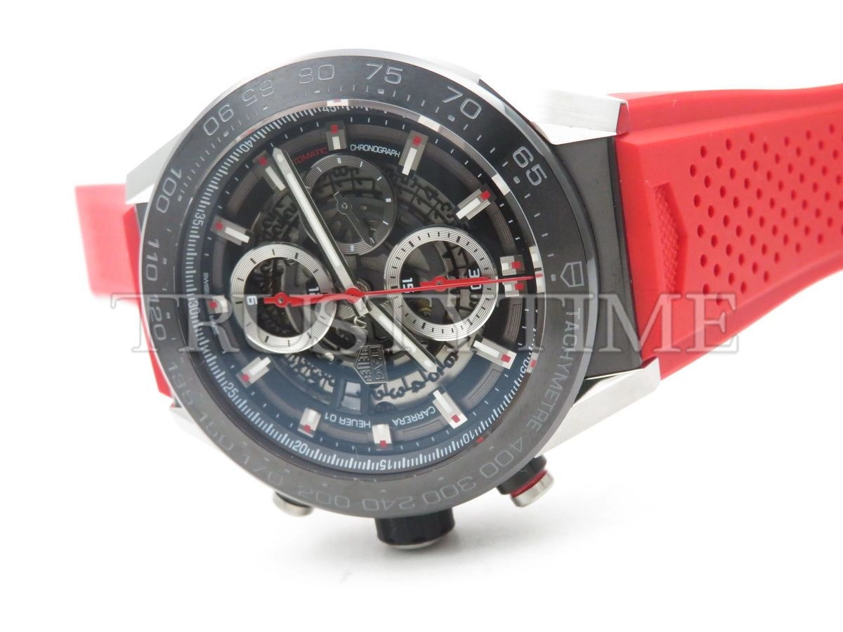 Копия часов Tag Heuer Carrera Calibre HEUER 01 Chronograph 45mm CAR2A1Z.FT6050