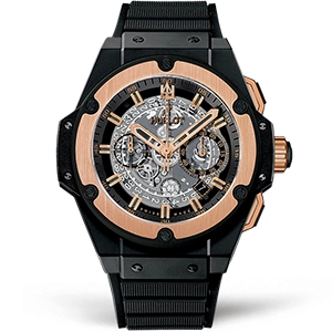 Копия часов Hublot King Power Unico Ceramic Gold 48mm 701.CO.0180.RX