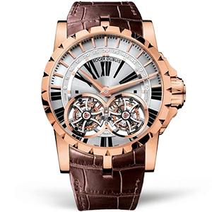 Копия часов Roger Dubuis Excalibur Double Flying Tourbillon 45mm RDDBEX0249