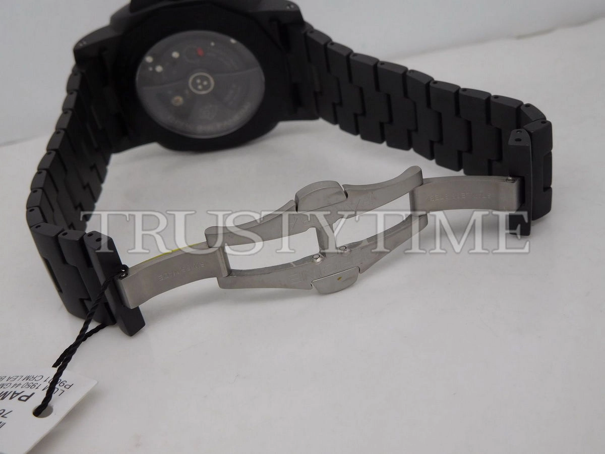Копия часов Panerai Luminor 1950 3 Days GMT Automatic Tuttonero 44mm PAM00438