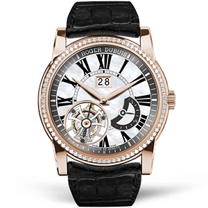 Копия часов Roger Dubuis Hommage Flying Tourbillon With Large Date 45mm RDDBHO0579