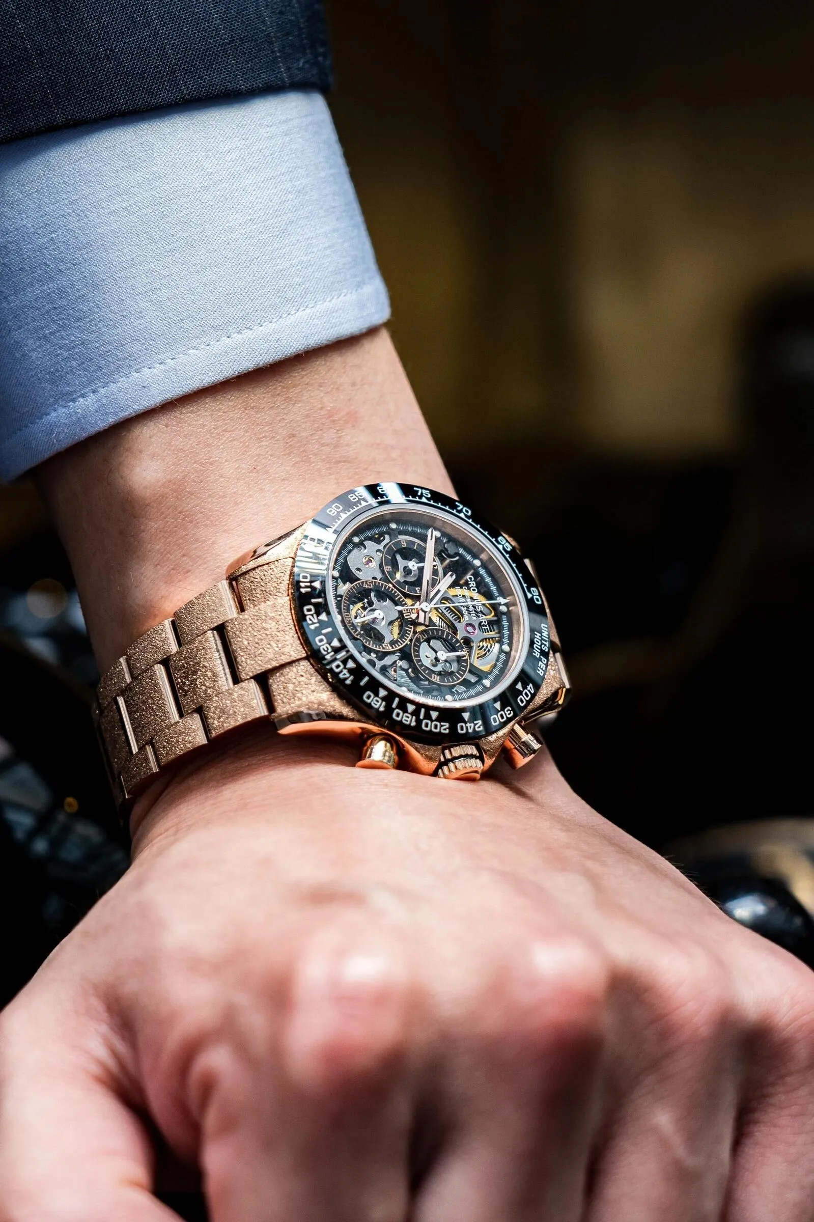 Копия часов CronusArt Stinless Steel Watch CM015-012