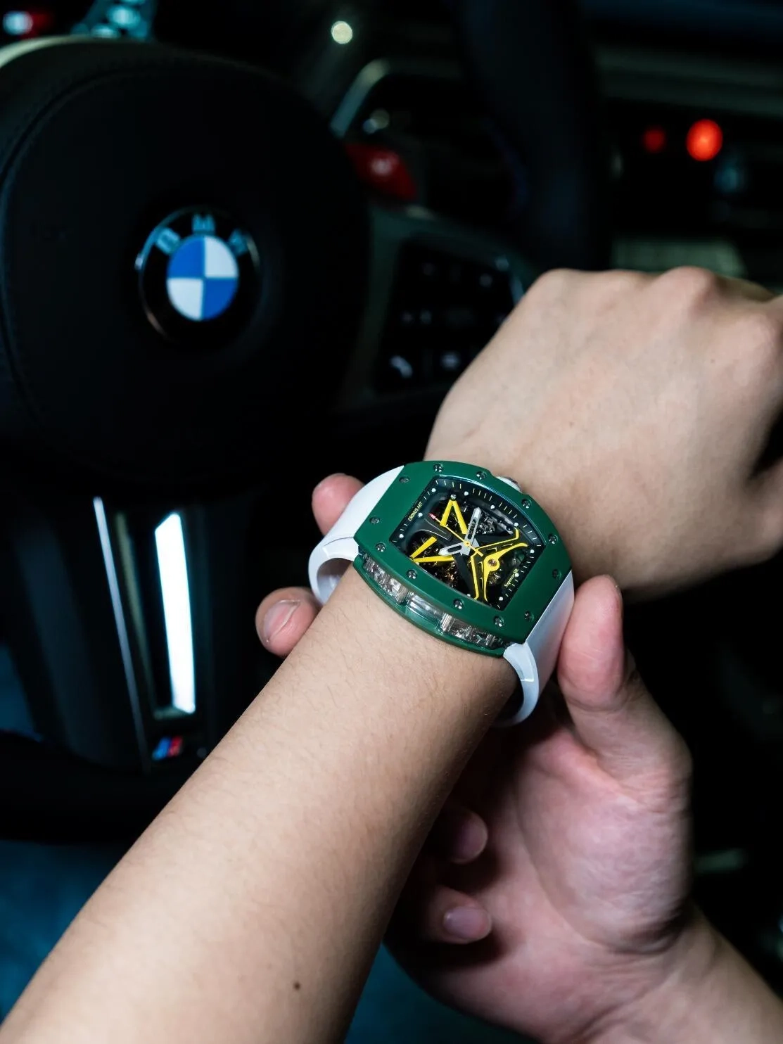 Копия часов CronusArt Carbon Watch CM09-018