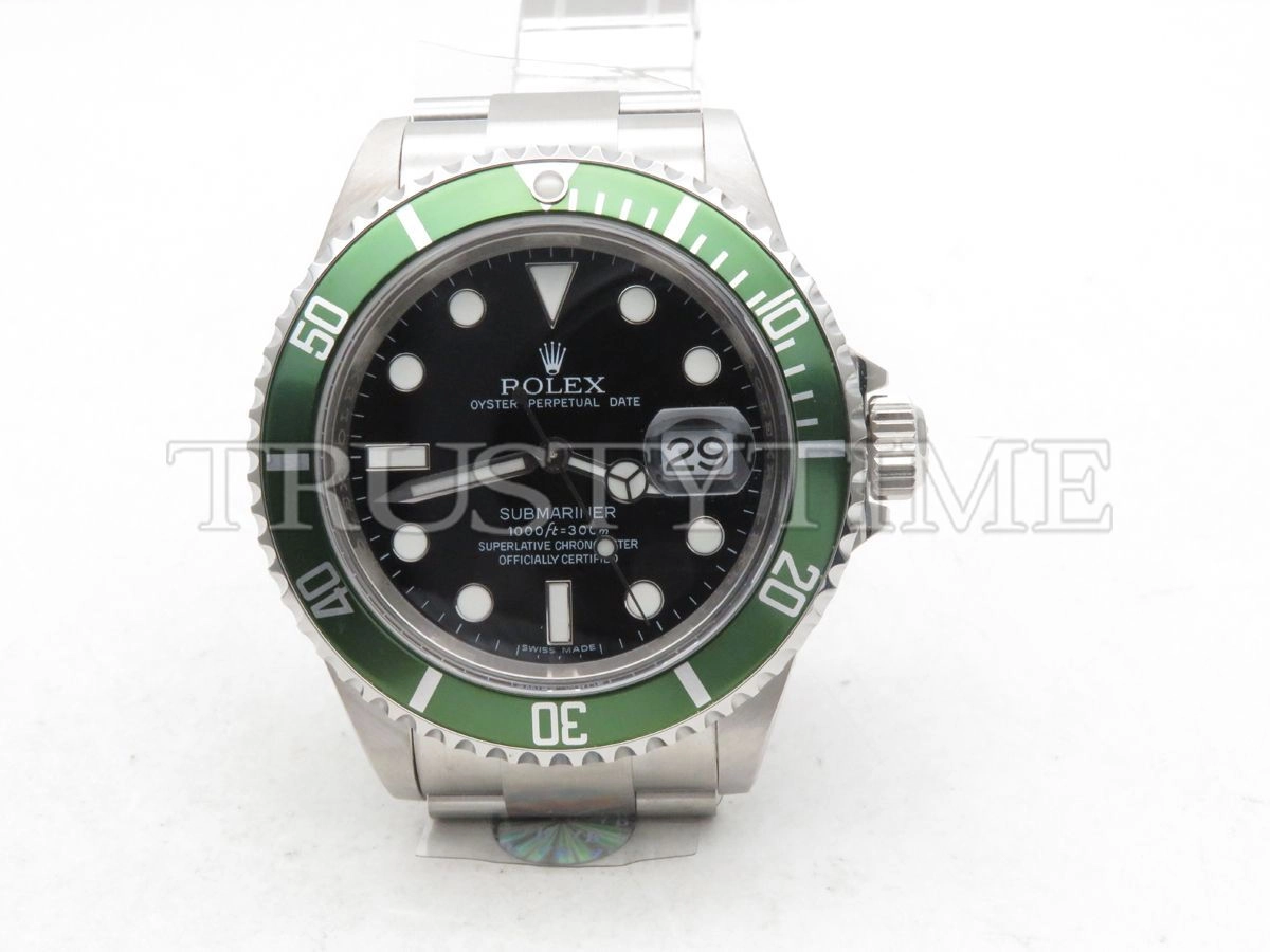 Копия часов Rolex Submariner “Kermit” 40mm 16610LV
