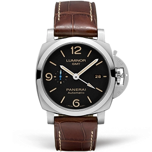 Копия часов Panerai Luminor 1950 3 Days GMT Automatic Acciaio 44mm PAM01320