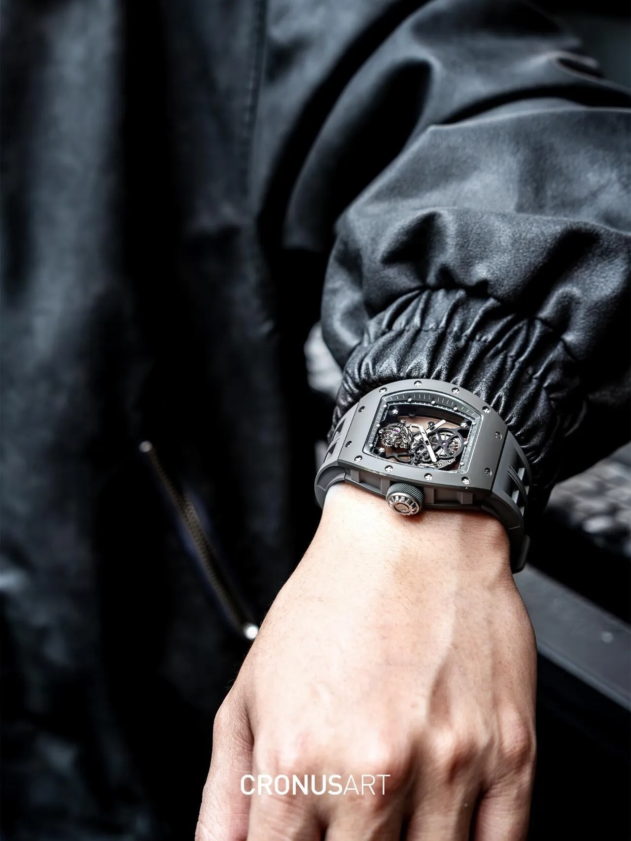 Копия часов CronusArt Ceramic Watch CM007-022