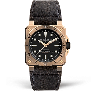 Копия часов Bell & Ross BR 03-92 Diver 42mm Bronze BR0392-D-BL-BR/SCA