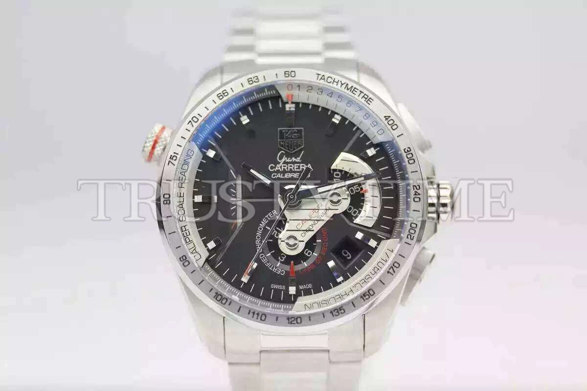 Копия часов Tag Heuer Grand Carrera Calibre 36 RS2 43mm CAV5115.BA0902