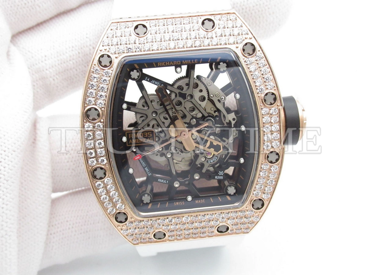 Копия часов Richard Mille RM035-02 Americas Skeleton