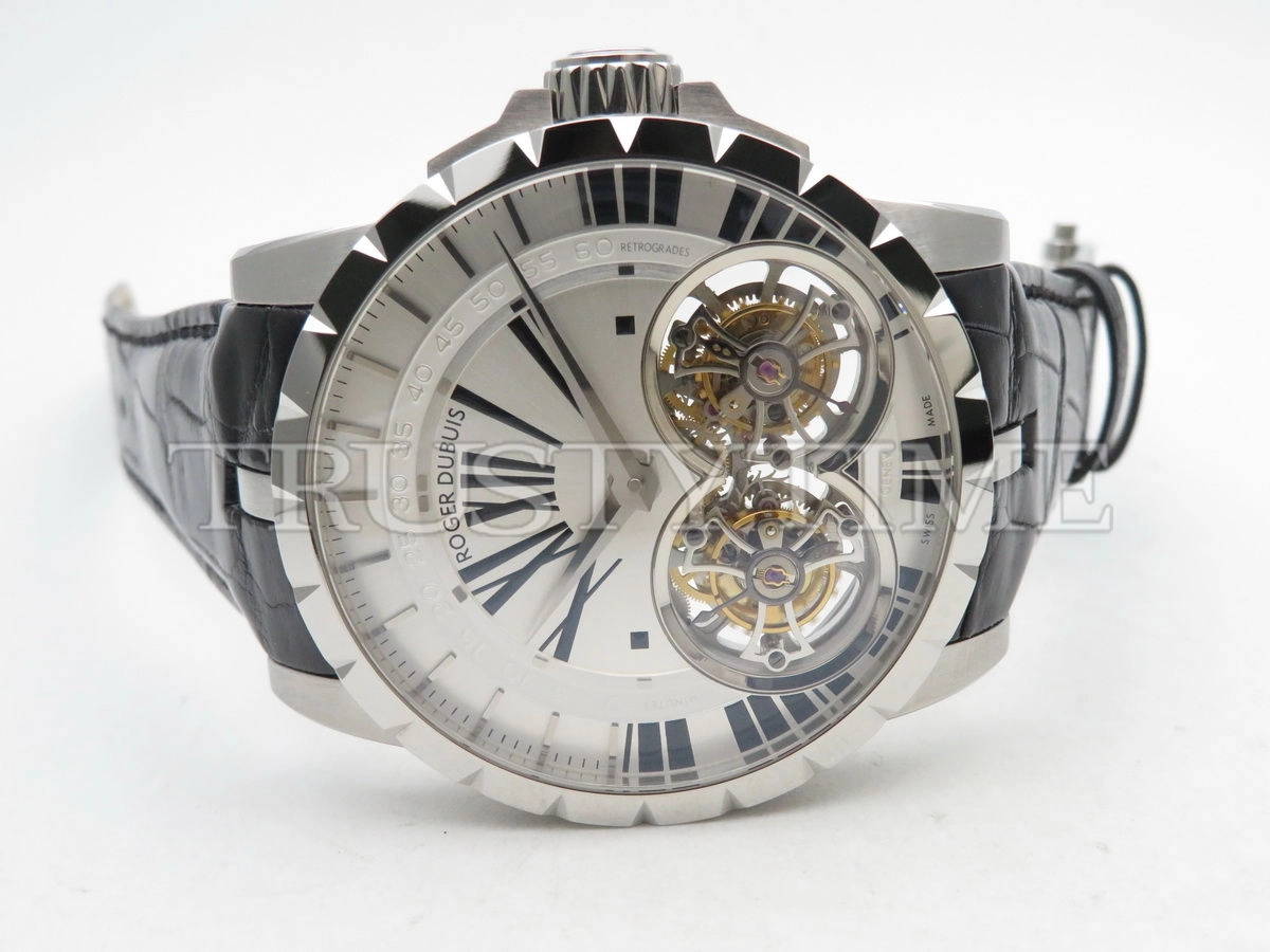 Копия часов Roger Dubuis Excalibur Double Flying Tourbillon 45mm RDDBEX0250
