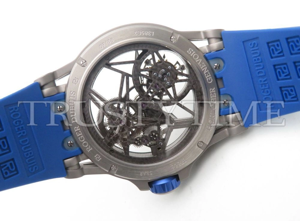 Копия часов Roger Dubuis Excalibur Spider Skeleton Flying Tourbillon 45mm RDDBEX0546