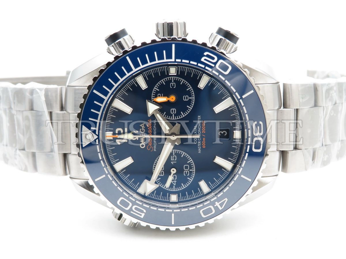 Копия часов Omega Seamaster Planet Ocean 600m Co‑Axial Master Chronometer Chronograph 45.5mm 215.30.46.51.03.001