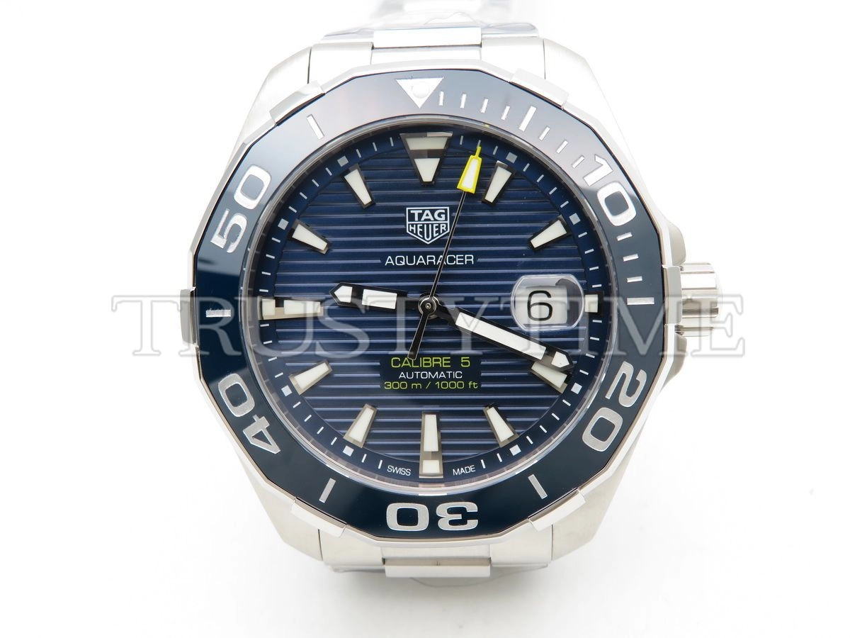 Копия часов Tag Heuer Aquaracer Calibre 5 43mm WAY201B.BA0927