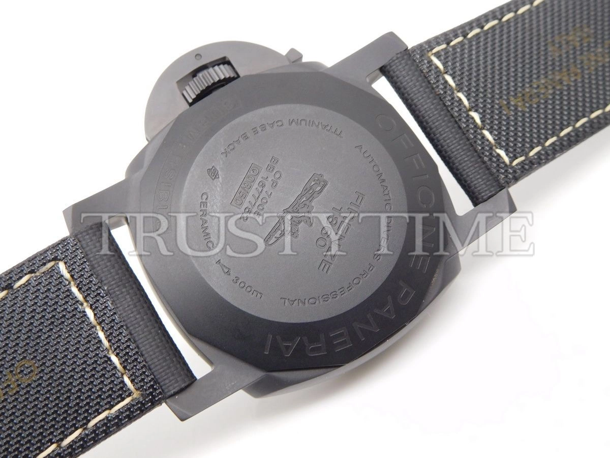 Копия часов Panerai Luminor Submersible 1950 Left-Handed 3 Days Automatic Ceramica 47mm PAM00607