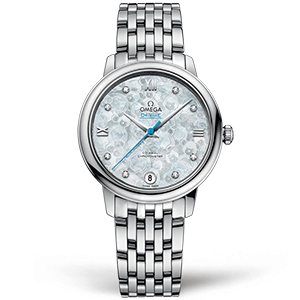 Копия часов Omega De Ville Prestige Co‑Axial Chronometer Orbis Edition 32mm 424.10.33.20.55.004