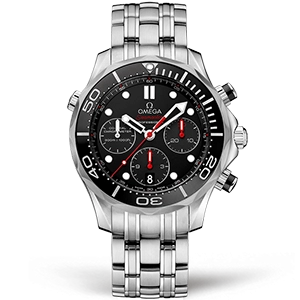 Копия часов Omega Seamaster Diver 300m Co‑Axial Chronometer Chronograph 44mm 212.30.44.50.01.001