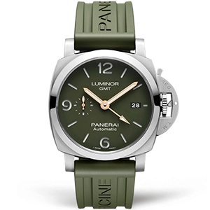 Копия часов Panerai Luminor 1950 3 Days GMT Automatic 44mm PAM01056