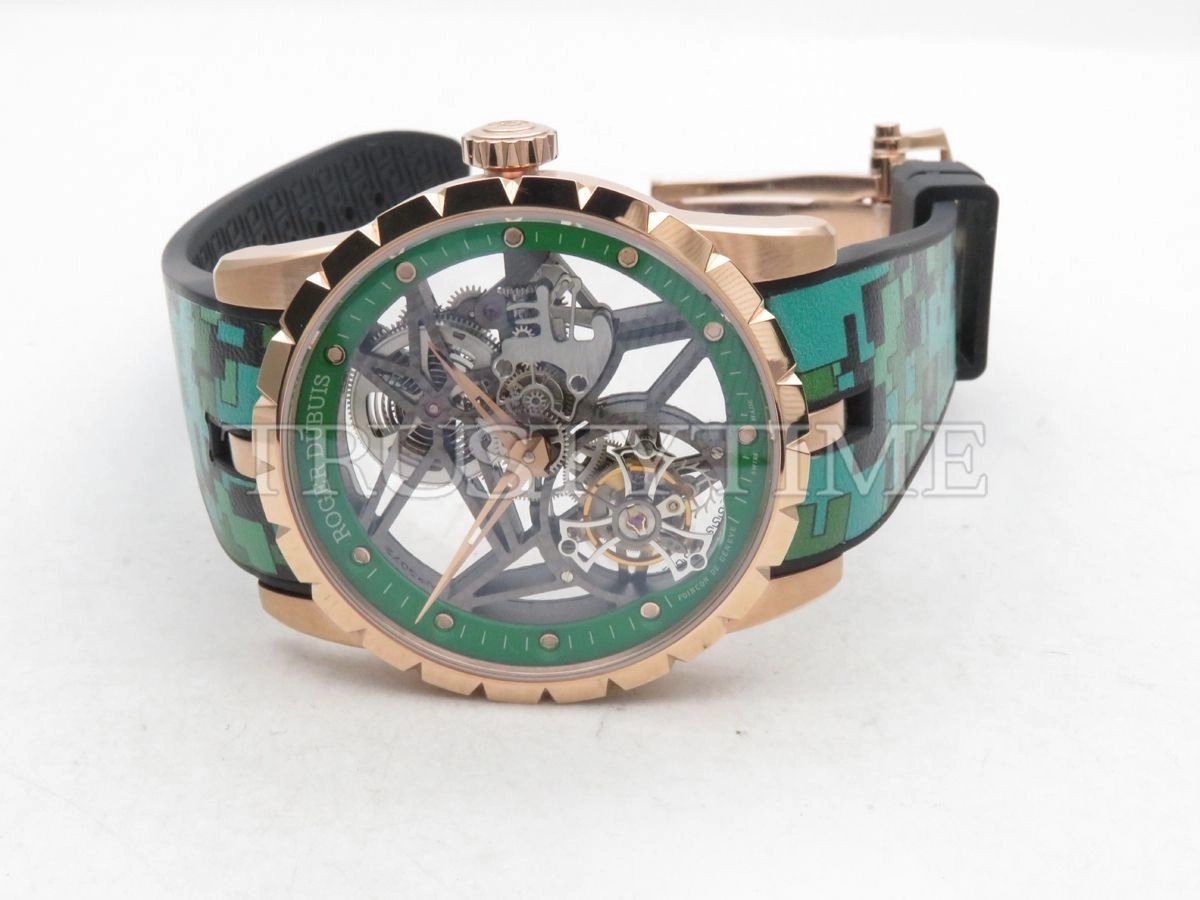 Копия часов Roger Dubuis Excalibur Skeleton Flying Tourbillon