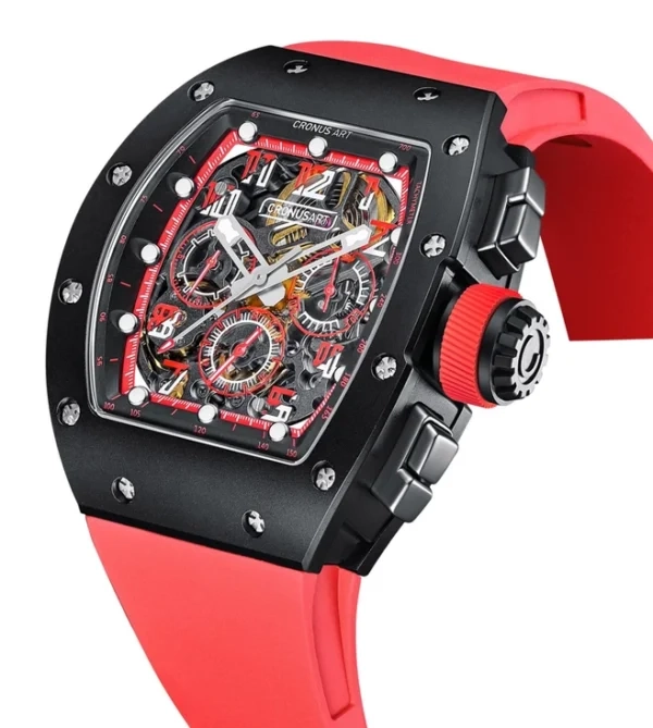 Копия часов CronusArt Carbon Watch CM09-010
