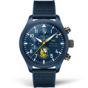 Копия часов IWC Pilot's Watch Chronograph 44.5 mm Edition Blue Angels IW389109