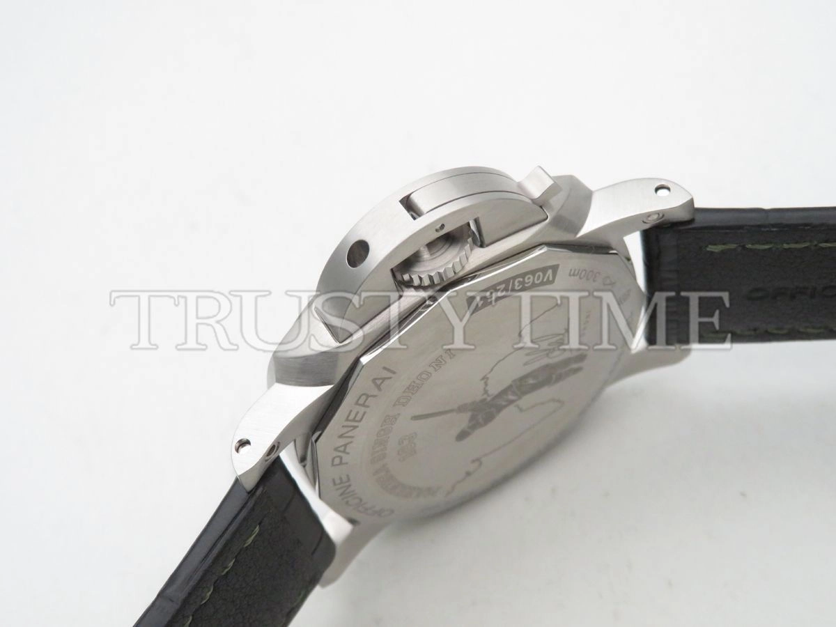 Копия часов Panerai Luminor 1950 3 Days MS Dhoni GMT Automatic 44mm PAM01056