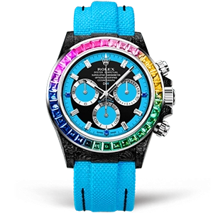 Копия часов Rolex Cosmograph Daytona DIW Rainbow Blue