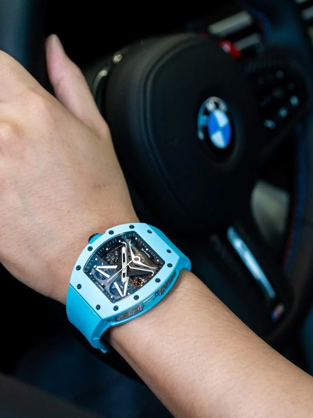 Копия часов CronusArt Carbon Watch CM09-017