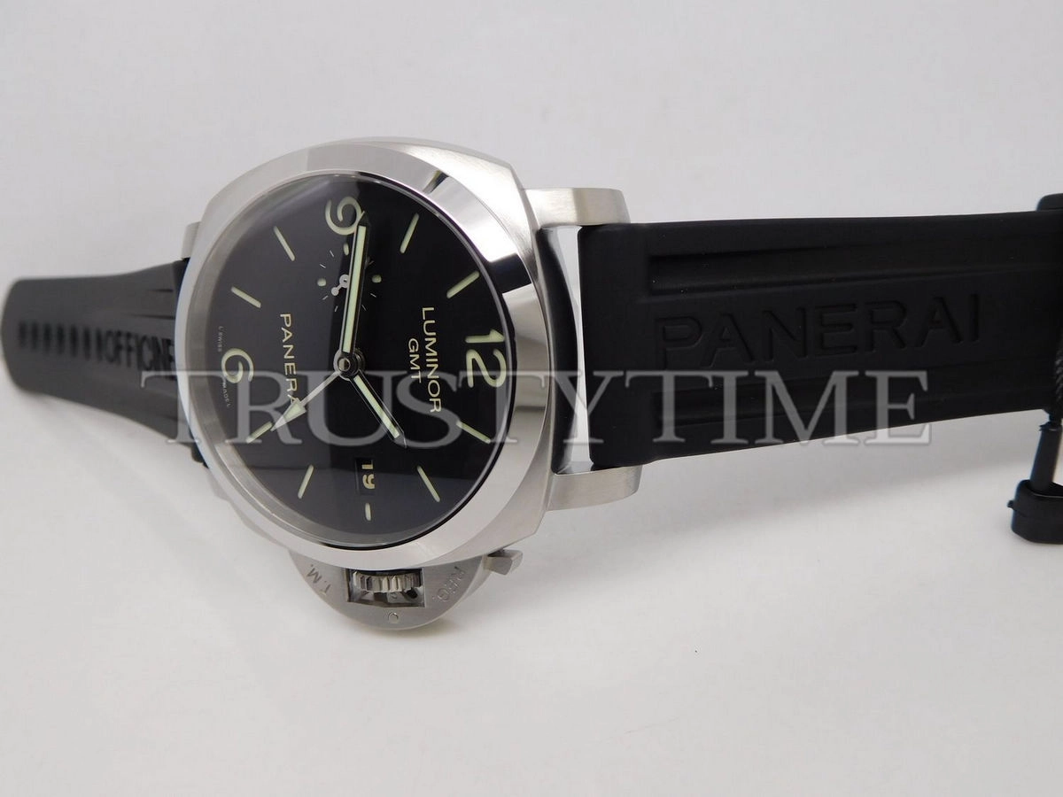 Копия часов Panerai Luminor 1950 3 Days GMT Automatic Acciaio 44mm PAM00320