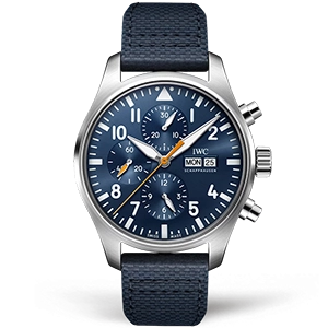 Копия часов IWC Pilot's Watch Chronograph Captain Blue 43 IW377729