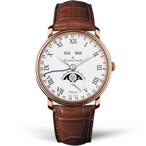 Копия часов Blancpain Villeret Quantieme Complet 8 Jours 6639-3631-55B