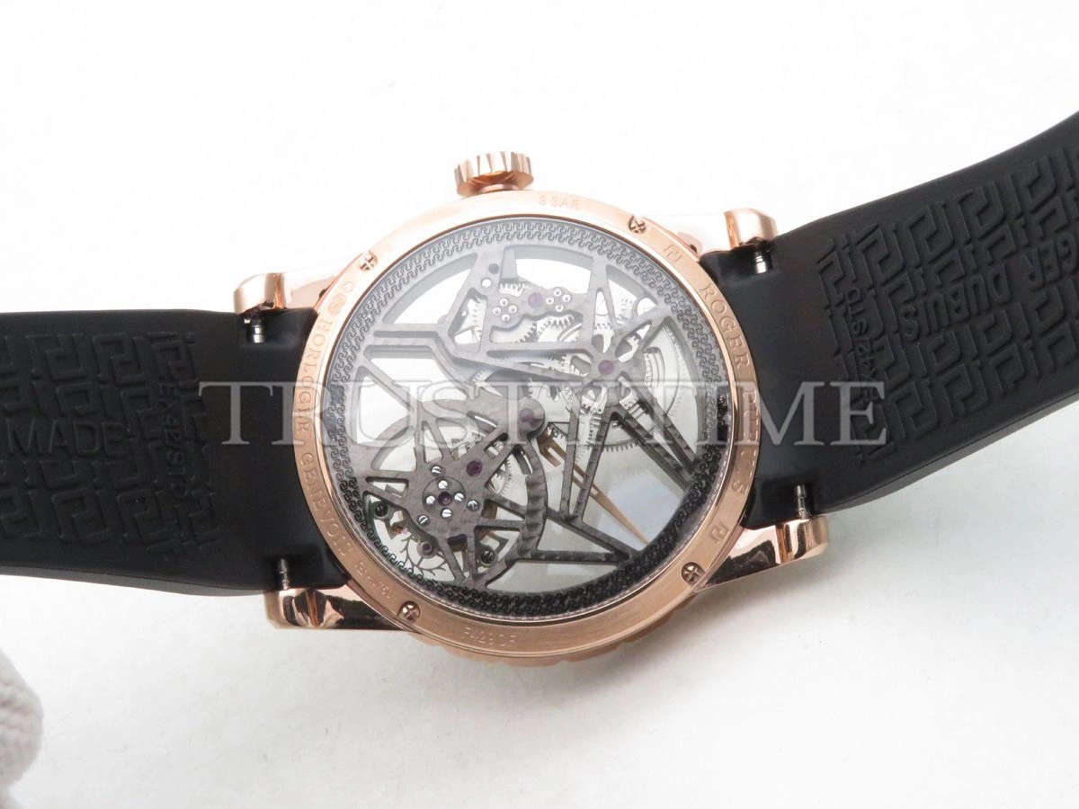 Копия часов Roger Dubuis Excalibur Skeleton Flying Tourbillon