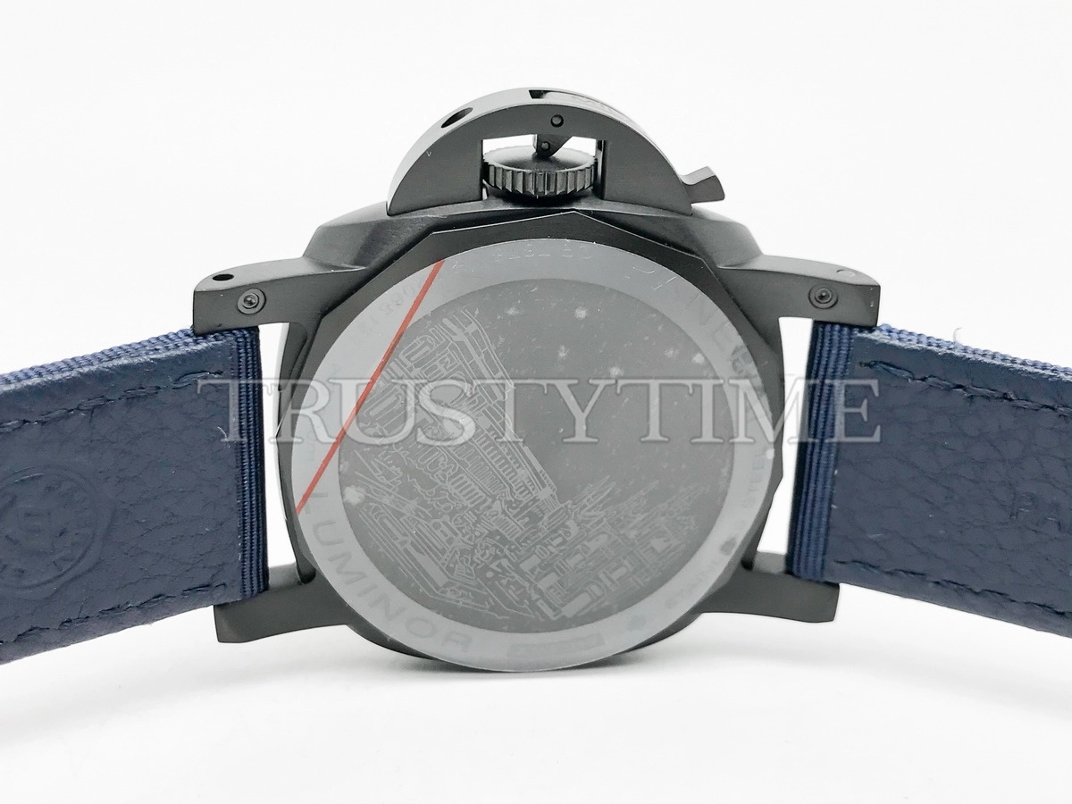 Копия часов Panerai Luminor Marina Steel DLC - Milan 44mm PAM02319