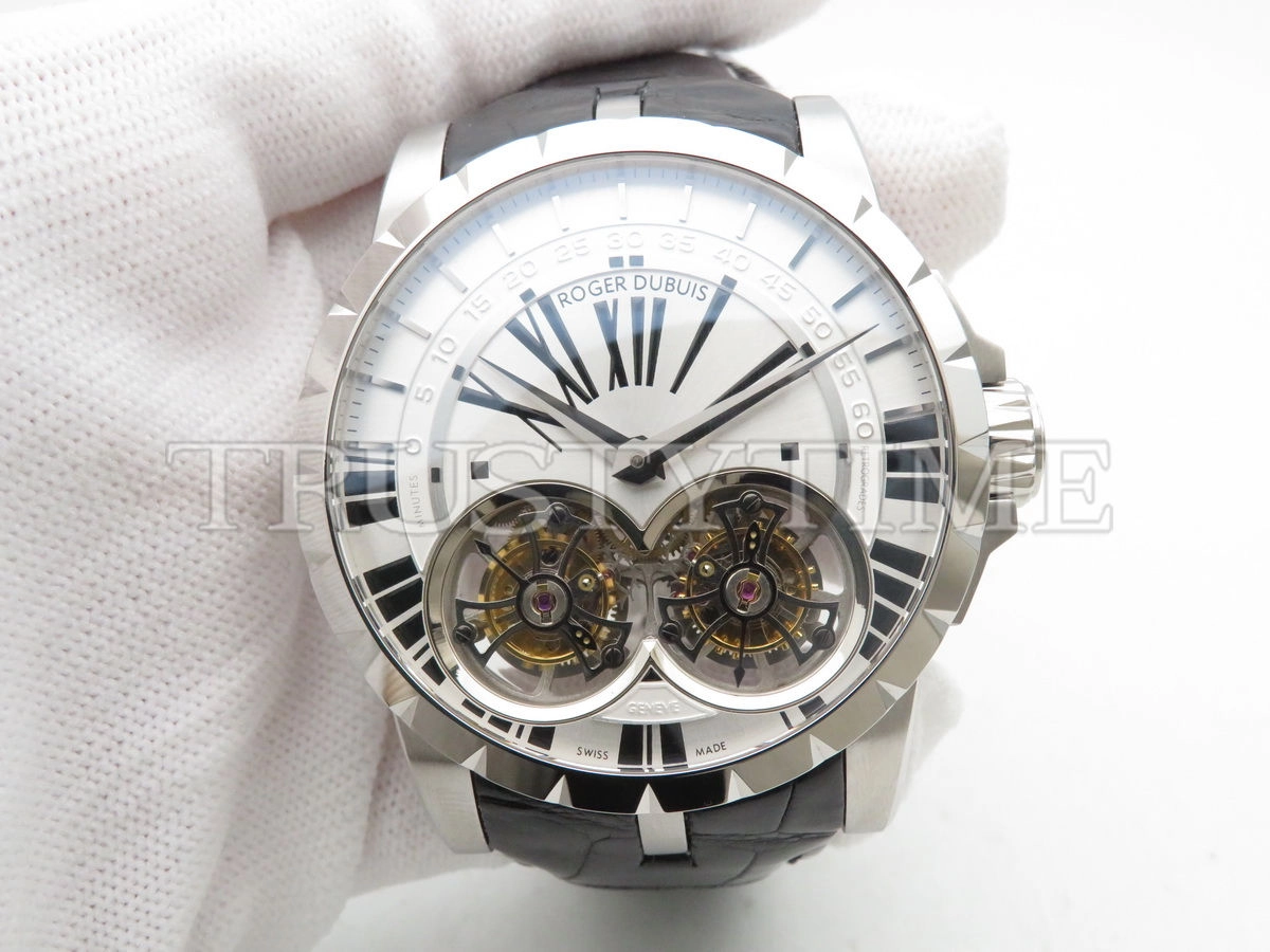 Копия часов Roger Dubuis Excalibur Double Flying Tourbillon 45mm RDDBEX0250