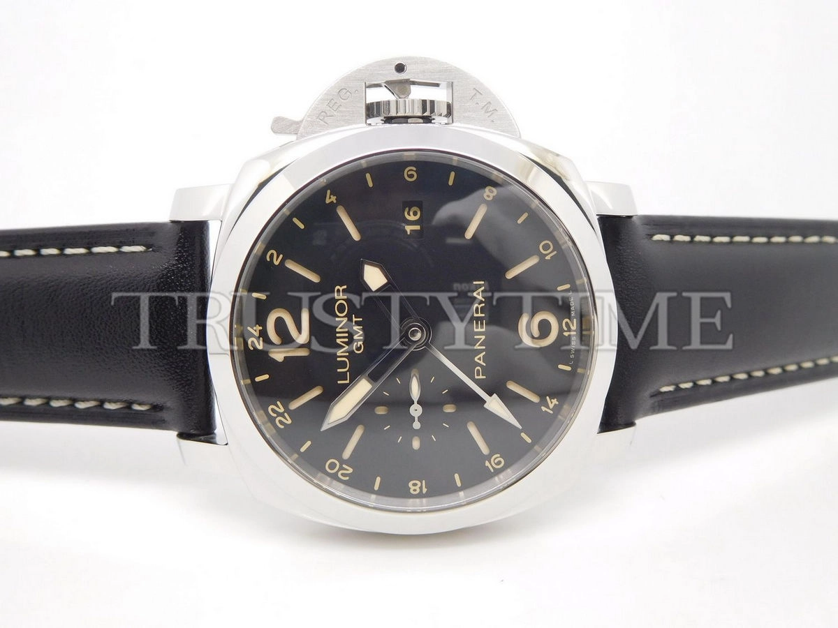Копия часов Panerai Luminor 1950 3 Days GMT 24h Automatic Acciaio 44mm PAM00531