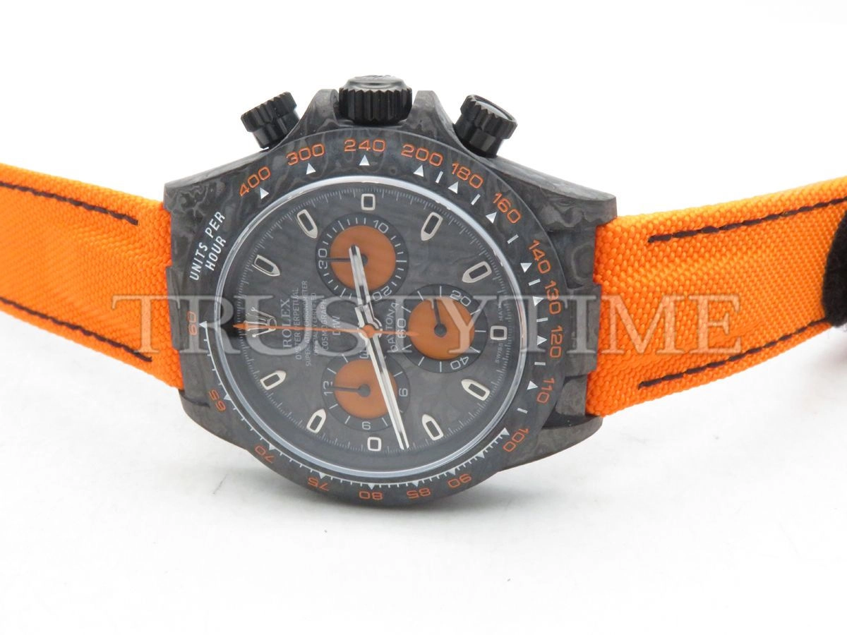 Копия часов Rolex Cosmograph Daytona DIW Carbon Orange