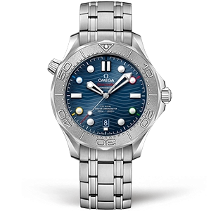 Копия часов Omega Seamaster Diver Co-axial Master Chronometer Beijing 42mm 2022 522.30.42.20.03.001