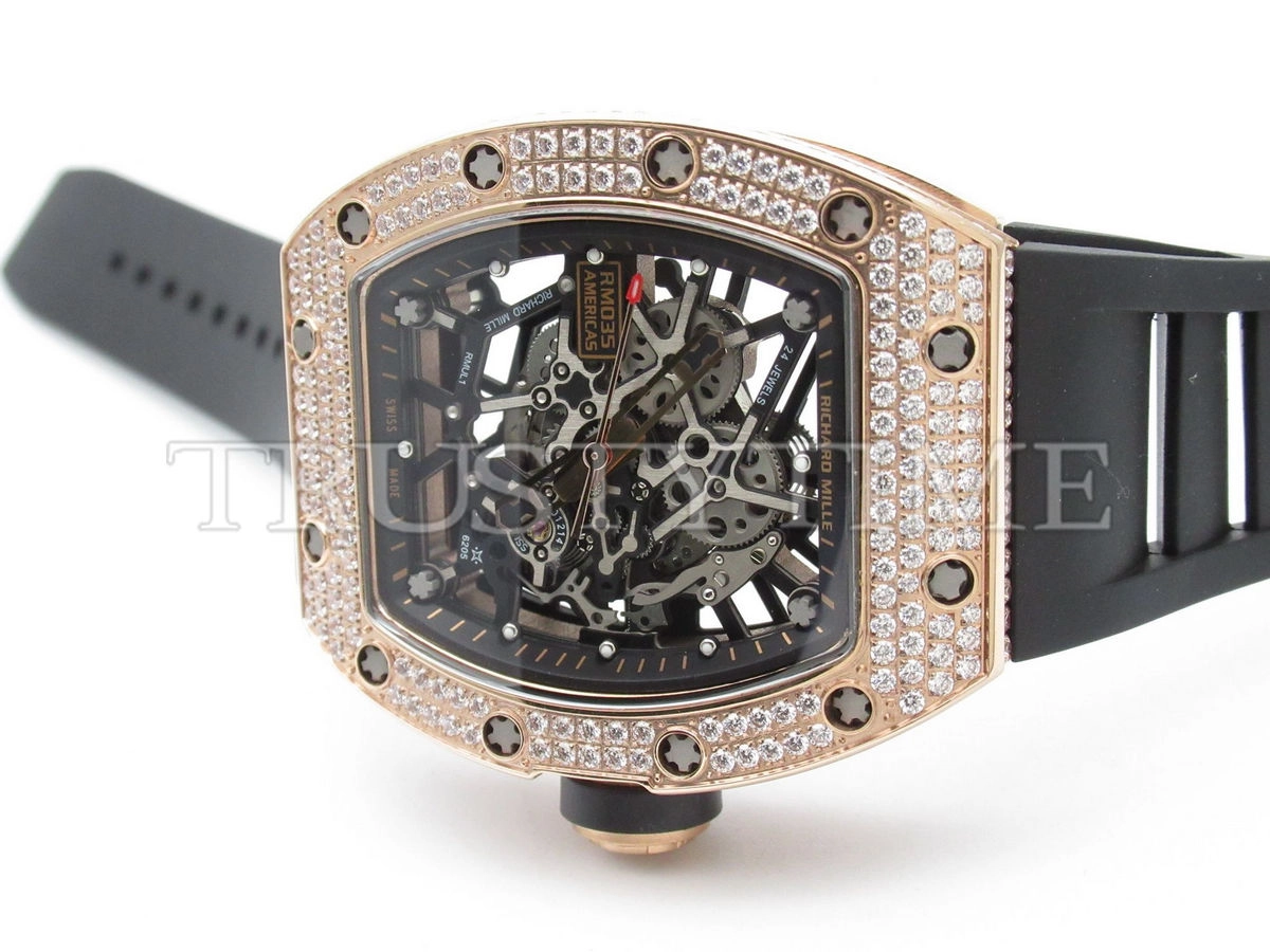 Копия часов Richard Mille RM035-02 Americas Skeleton