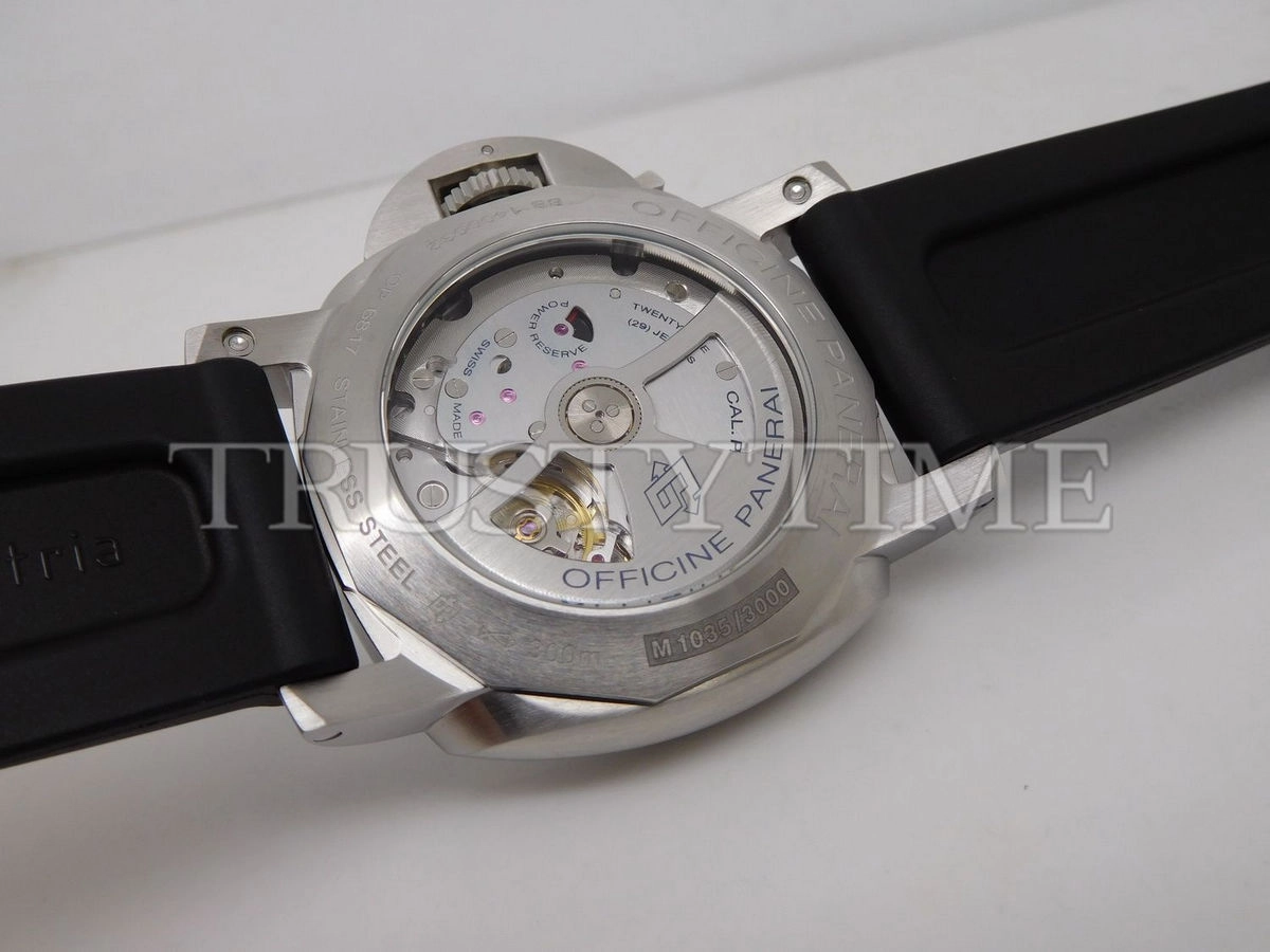 Копия часов Panerai Luminor 1950 3 Days GMT Automatic Acciaio 44mm PAM00320