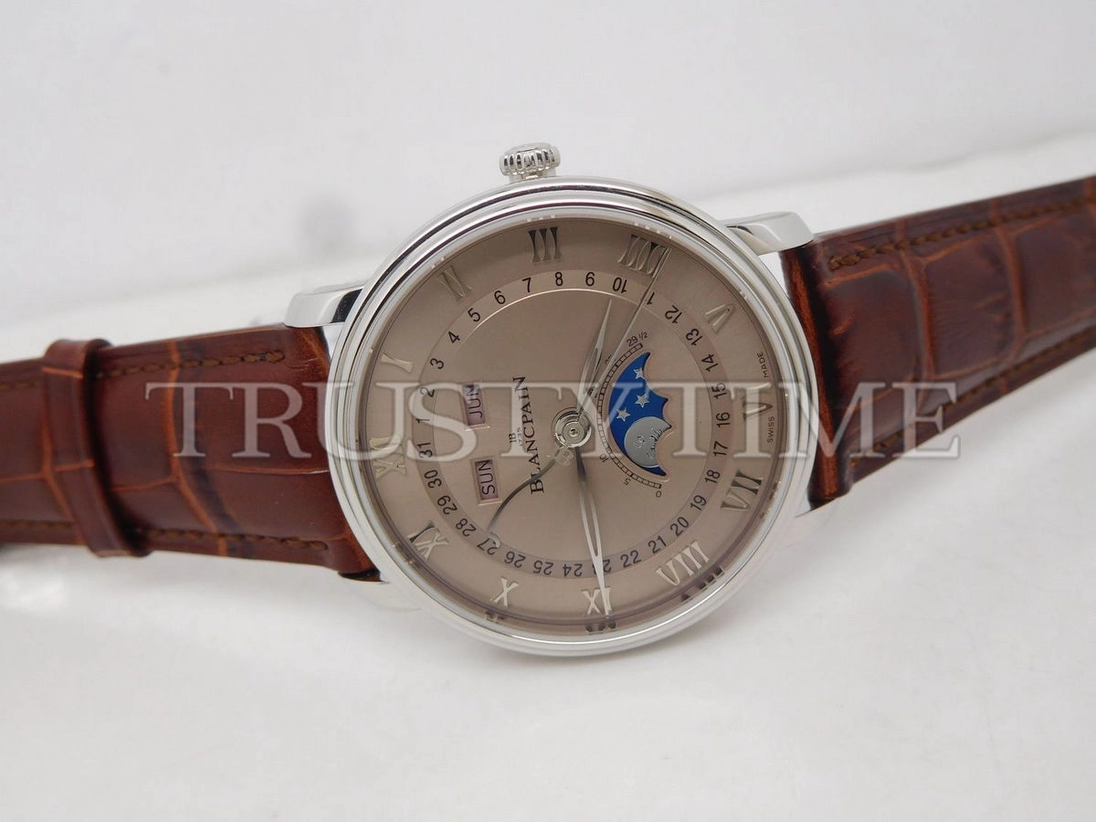 Копия часов Blancpain Villeret Quantième Complet 6654-1504-55A