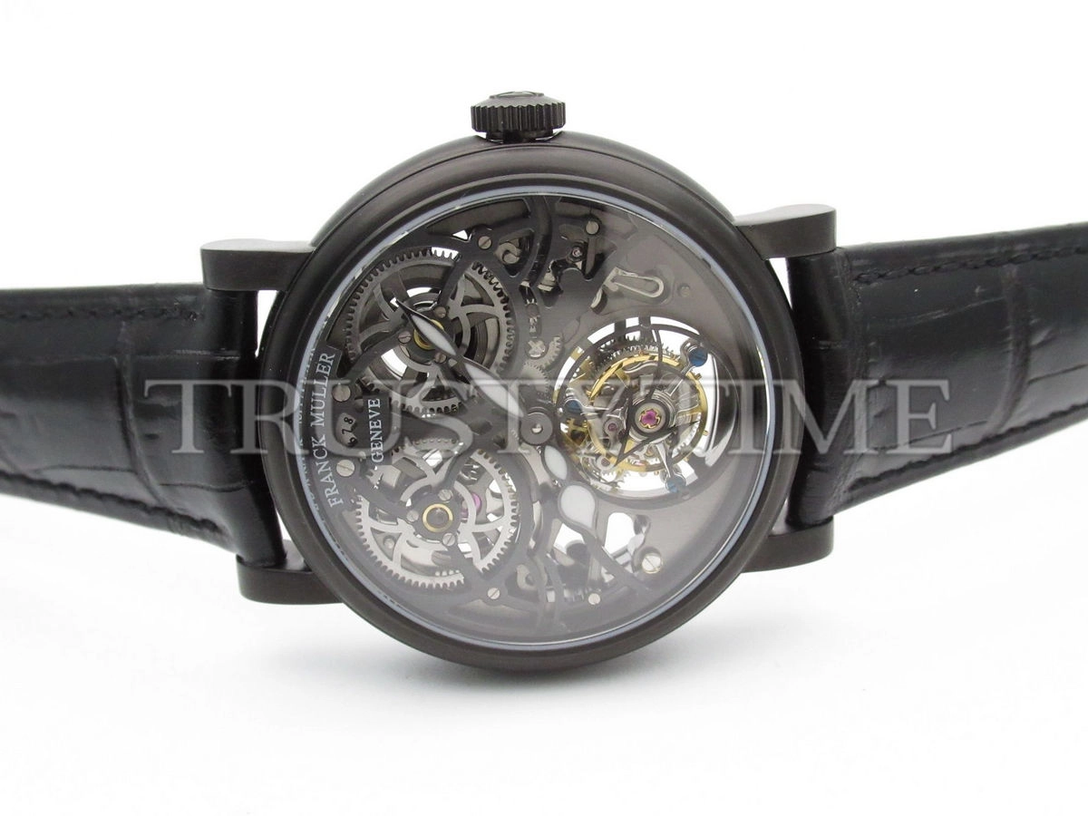 Копия часов Franck Muller Cintree Curvex Giga Tourbillon Black 7048-T-G-SQT-BR-NR