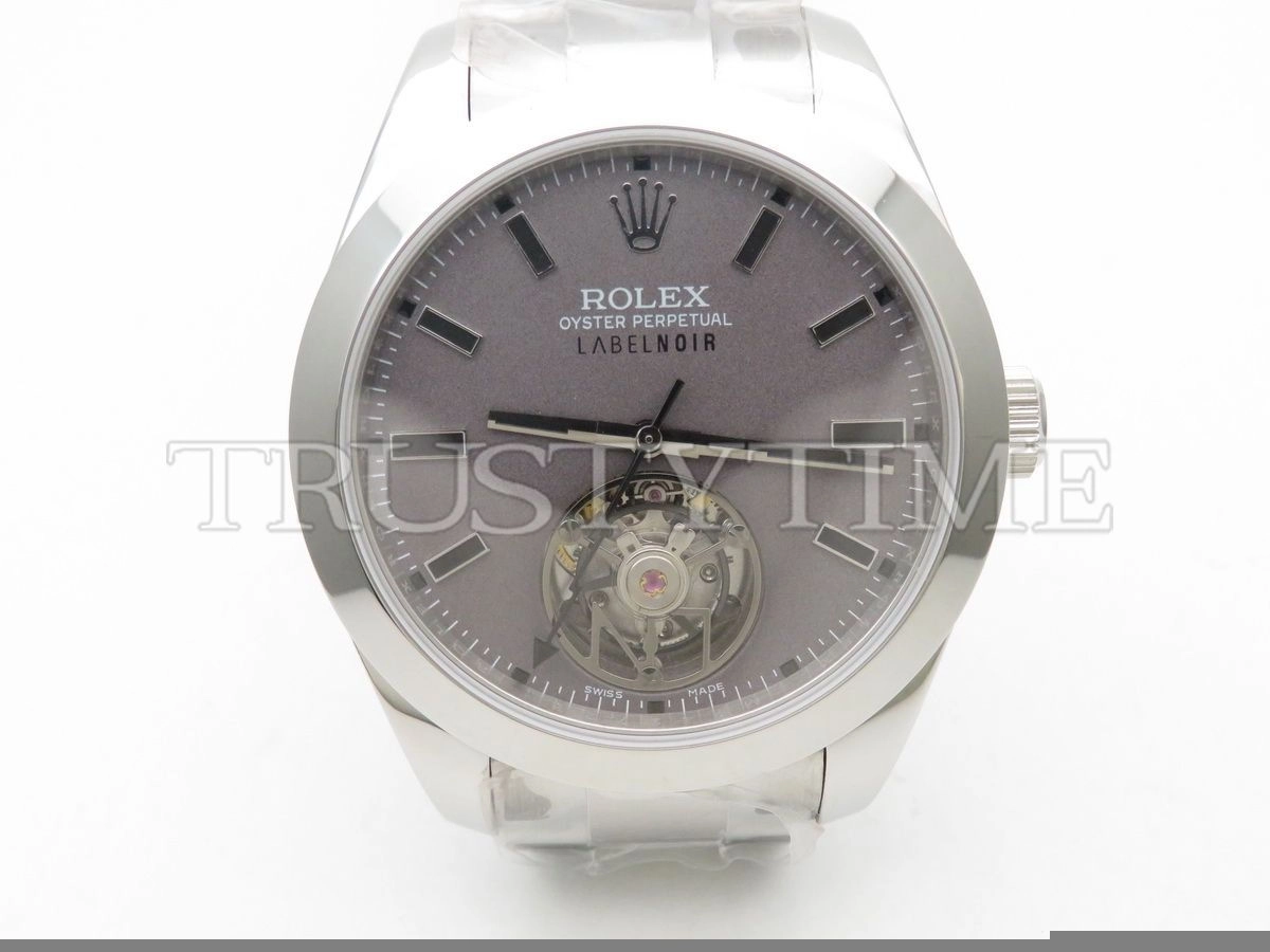Копия часов Rolex Milgauss Label Noir Tourbillon 43mm
