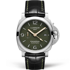 Копия часов Panerai Luminor 1950 3 Days MS Dhoni GMT Automatic 44mm PAM01056 Арт.PN-0786
