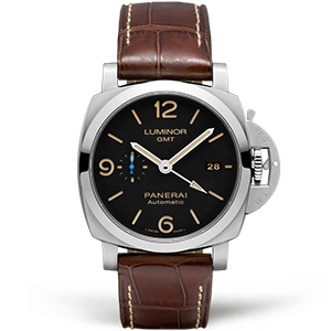 Копия часов Panerai Luminor 1950 3 Days GMT Automatic Acciaio 44mm PAM01320 Арт.PN-0852