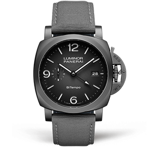 Копия часов Panerai Luminor BiTempo Titanium DLC - New York 44mm PAM01467 Арт.PN-0930