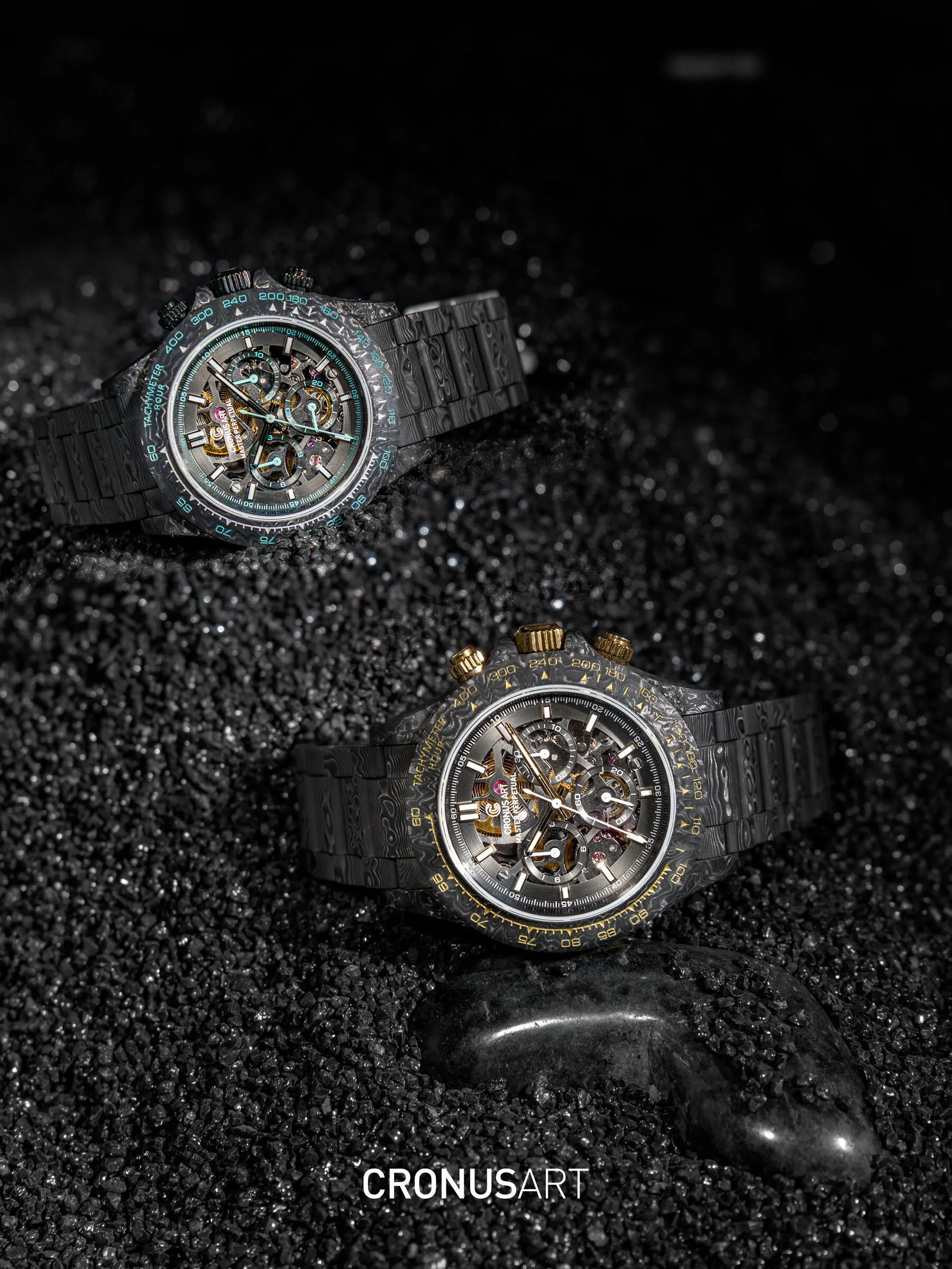 Копия часов CronusArt NTPT Carbon Fiber Watch Limited edition CM016-027